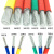 番禺五羊 国标铝线BLVV电缆双胶双皮铝芯电线 2.5平方100米红色