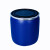 150L升法兰桶加厚开口塑料桶圆桶带盖子储水化工桶海鲜发酵泔水密封 150升桶（多孔） 不含盖