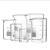 RICH LAB SCRC厚壁玻璃烧杯带刻度耐高温透明无柄量杯100/250/500/1000ml 500ml