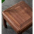 贡嘉 新中式北美黑胡桃木矮凳换鞋凳小板凳实木方凳子家用茶几凳