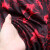 碎花过膝短裤男外穿夏季运动速干沙滩裤宽松潮牌大码篮球六分裤子 黑红色 4XL(210至240斤)