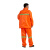 大杨RF712牛津布双层反光雨衣雨裤套装 橘色166-170 防汛救援环卫分体透气防雨服 定制