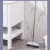 安达通 长柄缝隙地板刷 卫生间浴室瓷砖清洁地刷厨房夹缝无死角清洁刷子 缝隙刷三节杆款（总长126厘米）灰白