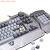 迪摩F4机械键盘樱桃黑轴RGB背光游戏键盘模块化宏定义编程可拆分 cherry黑轴(RGB背光) 标配