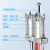安达通 气液增压缸 气动可调气压压力机冲床气缸总行程增压气缸元件 可调MPT63X350-5-3T 