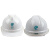 梅思安（MSA）10146671 豪华ABS白色安全帽一指键帽衬针织布吸汗带D型下颌带印宝湾LOGO 1顶