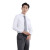 中神盾 8120 男式长袖衬衫修身韩版职业商务免烫衬衣 (100-499件价格) 白色斜纹 38码