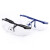 海斯迪克 gnjz-1041 防风沙护目镜防尘眼镜 黑架白片（1个） 