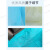 COFLYEE 现货一次性无纺布加厚工作服防尘反穿衣纹绣美容实验防护服 35克SMS蓝色(加厚款 针织袖口)