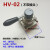 HV-200D/B手转阀 气源切换转换阀 气缸控制器开关HV-02/03/04 HV-200B+3个6mm气管接头+1个消音