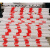 直销PVC电力拉线警示管红白反光防护套管单开跨路防撞杆安全标志 红白（1米）单价200米起拍