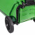兰诗 LJT2215 新国标大号脚踏分类垃圾桶 物业环卫商用大垃圾桶 100L绿色-厨余垃圾