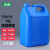 工业级带盖酒精桶塑料壶油桶酒壶密封桶塑料桶扁桶1L升-10L升多色可选可配置内盖 10L-蓝色