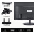 全新19/22电脑显示器宽屏可壁挂HDMI高清液晶监控电脑显示屏幕 黑色18.5VGA接口【220V直插】 官方标配