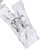 稳斯坦 W5422 (5个)可调节双头钢丝价格签夹 POP爆炸贴促销牌展示广告夹子 水晶夹