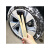 发动机清洗刷子车用钢圈轮毂轮胎清洁刷汽车加长多功能竹柄鬃 加长弧形竹柄刷5把