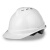 普达 透气安全帽工地防砸帽工程施工帽 V型透气PE安全帽 6006 白