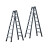 润宏工品 多功能伸缩梯子 铝合金人字梯人字梯3米 一个价 3米