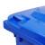 兰诗（LAUTEE）YY- 240B 新国标可挂车户外环卫物业商用大号分类垃圾桶 蓝色-可回收物240L
