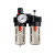 工耐德 气源处理器二联件油水分离器空气过滤器调压阀 单位：个 BFR3000（铜芯） 