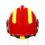 火焰战士 抢险救援头盔17款统型救援头盔消防灭火救援头盔消防员安全帽红色防护头盔