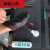 适用于绝缘手套电工专用高压防电绝缘380v工地工作防护胶皮耐磨手 红黑色M号 均码