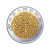 马甸藏品 2020年2021年吉祥文化纪念币央行发行520心形纪念币 金玉满堂8克金4克银双金属币