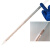玻璃刻度滴管试剂吸管胶头滴管0.5/1/2/5/50mlA级移液管色标吸管 3ML带蓝吸球(20cm)