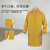 代尔塔 407005 工作雨衣带荧光条风衣款黄色L码1件装