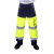 代尔塔 荧光工作服404013 高可视裤子 环卫交通反光工装 荧光黄 S 1条