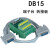 DB15免焊并口DR15公母头2排15转接线导轨式端子台RS422/485 端子台DB15 公 针式