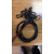 钢丝绳包塑 黑色舞台灯 音响安全绳 保险绳威也绳 灯饰吊绳 钢丝 黑色20mmX10米