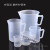 定制塑料量杯50 500 1000ml 2L 5L烘焙奶茶加厚PP刻度烧杯 250ml