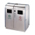 南 GPX-220 南方分类环保垃圾桶 户外垃圾箱 不锈钢分类果皮桶 公用垃圾箱 容量81升