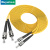 标燕 光纤跳线 ST-ST 单模双芯 黄色 25m