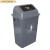 适用于于户外垃圾桶环卫桶大容量大号无盖四色垃圾分类垃 100升正方形单独盖子