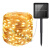 加达斯铜线闪烁灯串户外防水景观装饰别墅阳台花园 USB10米白光带遥控 100LED(10套)