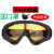 X400 防风沙护目镜骑行滑雪摩托车防护挡风镜CS战术抗击 彩色镜片(收纳袋加KOU罩)