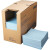 工业擦机布维修抹布吸油吸水擦拭纸布/4盒/箱 蓝色30x35cm*300张/盒/4盒