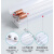 博雷奇T8双管支架led灯管节能日光灯荧光灯管厂房车间工厂教室灯具 1.2米单支平盖加厚款+LED30W