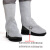 牛皮焊工护脚护腿脚部防护脚盖可调节加厚脚套电焊盖脚布 灰白色25厘米升级款鞋底加厚皮绑