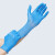 英科医疗 一次性标准型蓝丁腈手套防水耐磨餐饮清洁劳保防护手套1000只/箱 中号M码