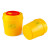 标燕（十件起购）【圆形8L】黄色塑料垃圾桶圆形一次性 医疗利器盒 锐器桶BYLJT-13