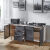 品味空间 厨房灶台橱柜不锈钢一体碗柜1.2米右双盆【可选左】CG-57