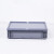 建功立业物流箱GY3252外径:600*400*147mm灰色平盖