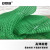 安赛瑞 PVC防滑地垫 镂空水晶地垫 1.6×15m 耐磨浴室厨房过道卫生间地垫 透明绿色 710163