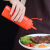 谋福（CNMF）挤酱瓶 沙拉番茄酱挤压式 尖嘴细口调料存储瓶 白色-250ML（5个装）