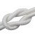 京棣工品 安全起重绳 耐磨高空作业绳  丙纶 尼龙捆绑绳 30m 单位：卷 6毫米（纯白色） 