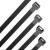 拓圣利 自锁式尼龙扎带 理线带束线带 塑料捆绑扎线带 4*250mm(250条/包) 黑色