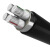 佳雁电线电缆YJLV22 4*240平方 4芯国标铝芯铠装地埋电力电缆线1M